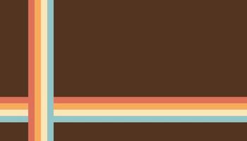 vintage retro stripe background in red, orange, blue, brown colors vector