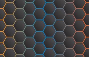 modern minimal elegant hexagon background vector