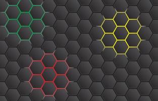 modern minimal elegant hexagon background vector