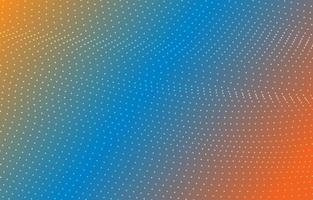 abstract wavy halftone background with gradient color vector