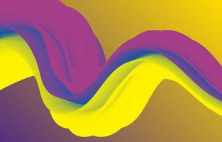 abstract colorful motion fluid wave background vector