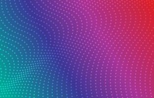 abstract wavy halftone background with gradient color vector