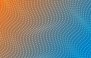 abstract wavy halftone background with gradient color vector