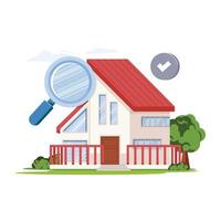 Find Property Illustration vector