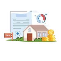 Home Contract Illustration vector