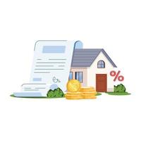 Home Document Illustration vector