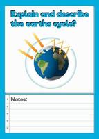 Science Experiment Log Worksheet vector