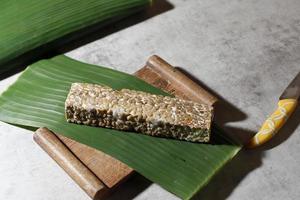 Tempeh Semangit, Ingredient Making Sambal Tumpang Kediri. Tempe Busuk is Rotten Fermented Soy Bean photo