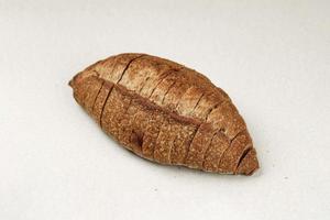 Sourdough Bread on Cream Table photo