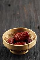 angco o jujube, dátiles rojos chinos foto