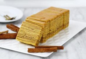 Lapis Legit Spekoek, Indonesian Layer Cake photo