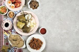 Ketupat Lebaran Set, Full Package Menu Served during Lebaran Eid photo