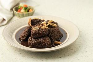 Malbi Daging Sapi Palembang, Sweet Beef Stew from South Sumatra., Indonesia.