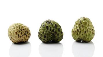 Three Sugar Apple Fruit with Beautiful Imperfection photo