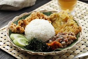 Nasi Campur Cumi Asin Surabaya photo