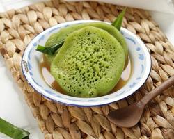 Serabi or Surabi Indonesian Traditional Pancake form Javanese Indonesia Made of Flour Rice Flour and Coconut Milk photo