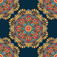 Mandala Seamless Pattern vector