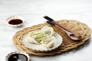 Dumplings - Mandu is the most popular Korean food. Seoul, South Korea photo