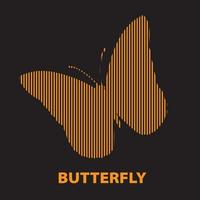 Line Art Butterfly vector