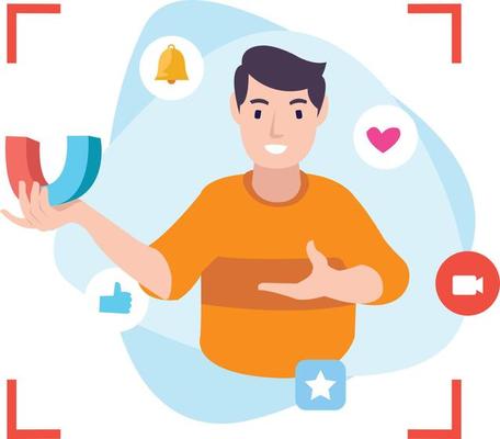 An influencer is trying to attract engagement from their social media