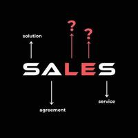 the meaning and purpose of a sales person design vector