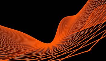 Abstract 3d mesh wave background. Futuristic technology style. Elegant background for business presentations. photo