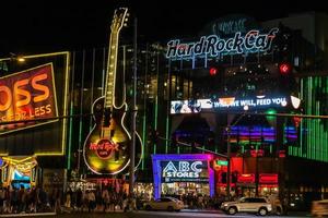 las vegas, nevada, estados unidos, 2011. hard rock cafe foto