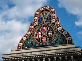 LONDON, UK, 2012-Old Railway Company Sign photo