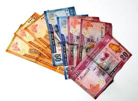 Sri Lankan rupees. Sri Lankan banknotes photo