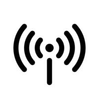 Wifi icon isolated on white background. Free wifi icon. Vector wlan access, wireless wifi hotspot signal sign, icon, symbol. Ready symbol for interface design of various types of devices and more.