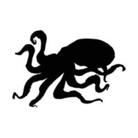 Octopus Silhouette Art vector