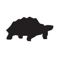 Tortoise turtle silhouette Art vector