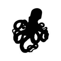 Octopus Silhouette Art vector