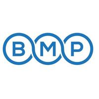 BMP letter logo design on white background. BMP creative initials letter logo concept. BMP letter design. vector