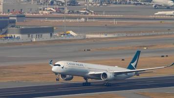 Airbus A350 Cathay Pacific departure