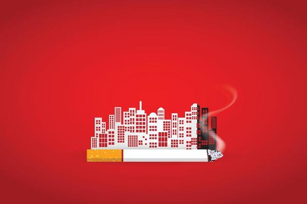 Stop Smoking. World No Tobacco Day. illustration Vector Eps 10.