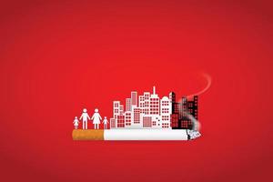 Stop Smoking. World No Tobacco Day. illustration Vector Eps 10.