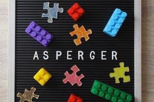 día mundial de concientización sobre el autismo o día mundial de asperger, concepto de fondo de atención de salud mental foto