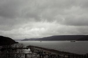 Canakkale, Turkey, 2006 - Scene with Sea and Mountain photo