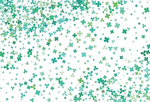 Clover background. Clover leaf, St. Patrick day background