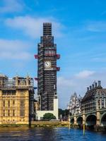 obras de conservación hdr big ben en londres foto