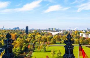 HDR Aerial view of Berlin photo