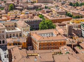 HDR Aerial view of Bologna photo