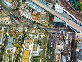 HDR Aerial view of London photo