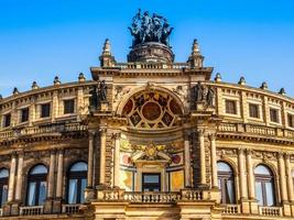 HDR Semperoper in Dresden photo