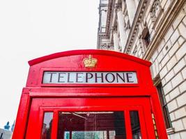 HDR London telephone box photo