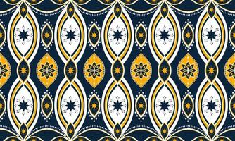 Abstract ethnic ikat chevron pattern vector