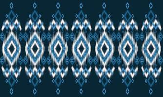 Abstract ethnic ikat chevron pattern vector