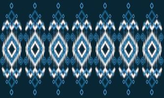 Abstract ethnic ikat chevron pattern vector