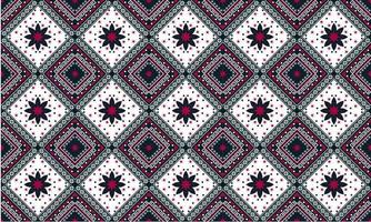 Abstract ethnic ikat chevron pattern vector